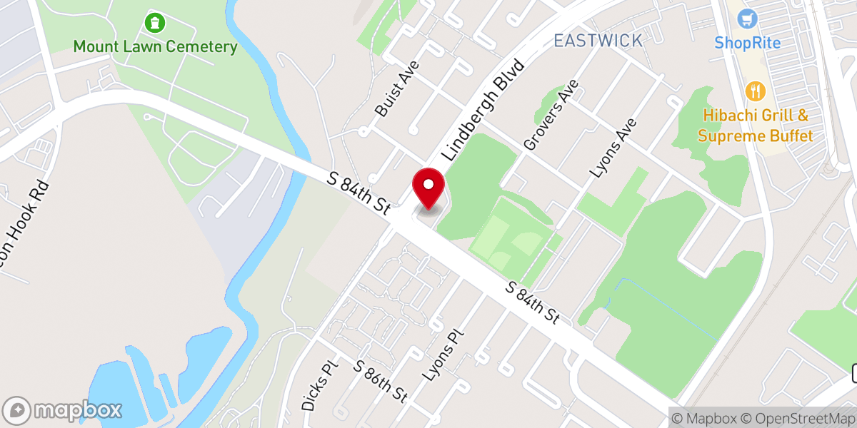 Map showing location of St. Paul AME Church