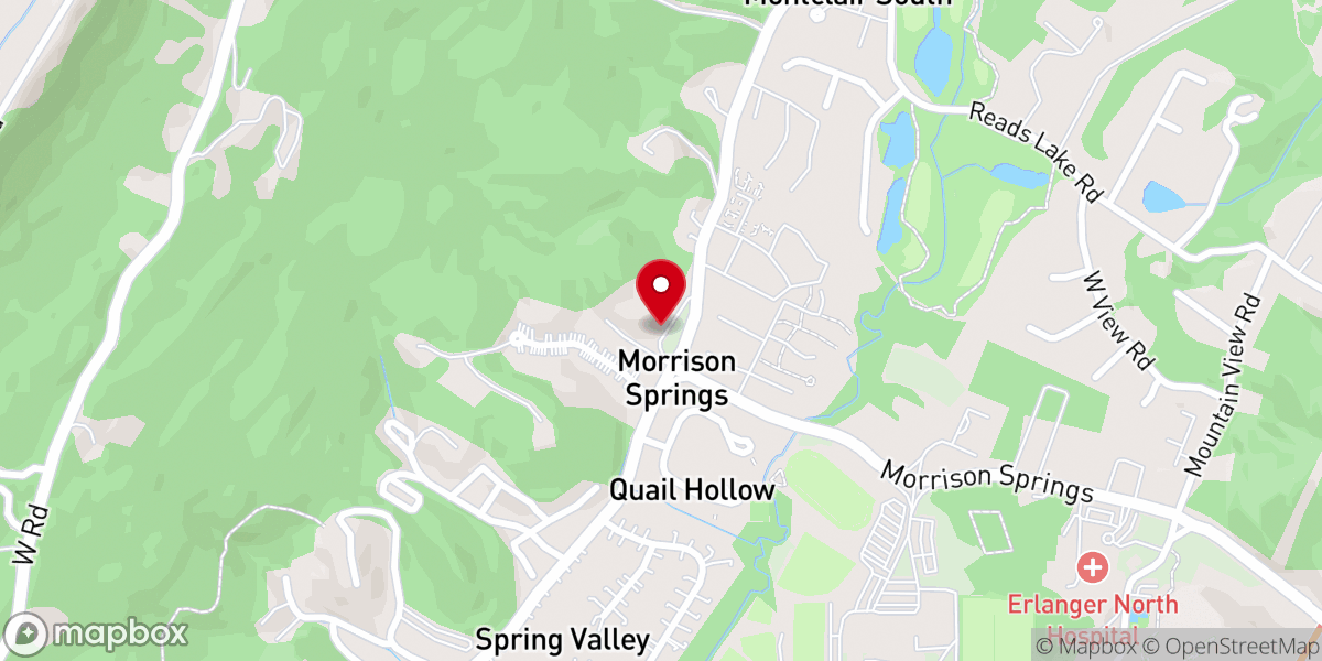 Map showing location of Calvary Bible Church