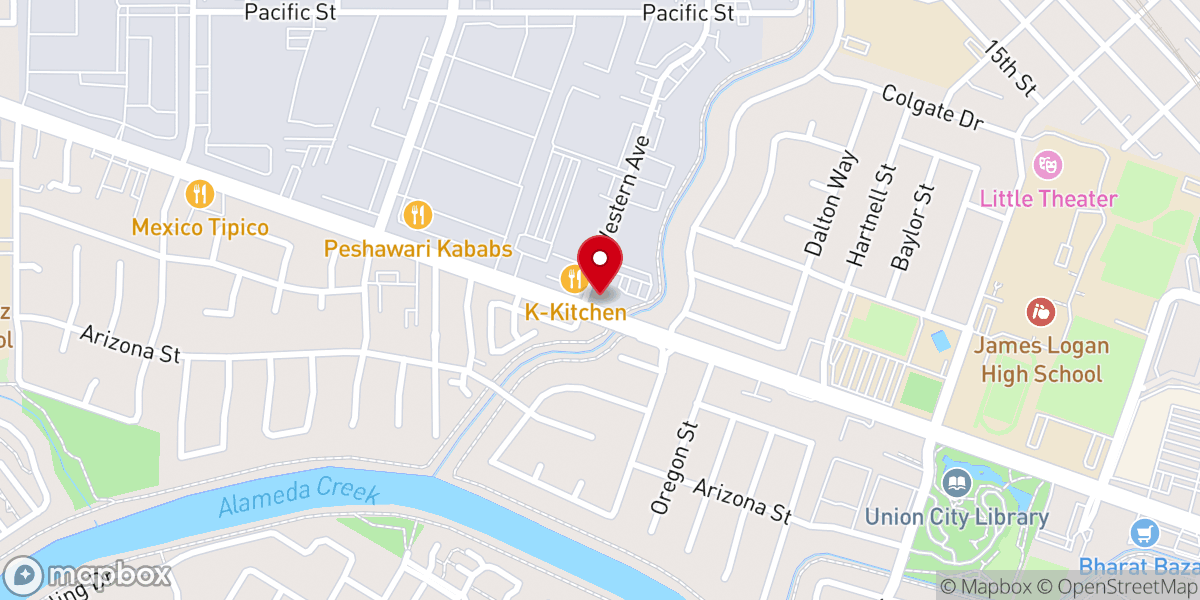 Map showing location of Union City Christian Academy