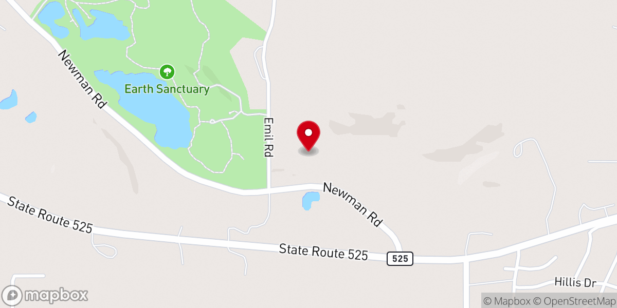 Map showing location of First Baptist Church South Whidbey