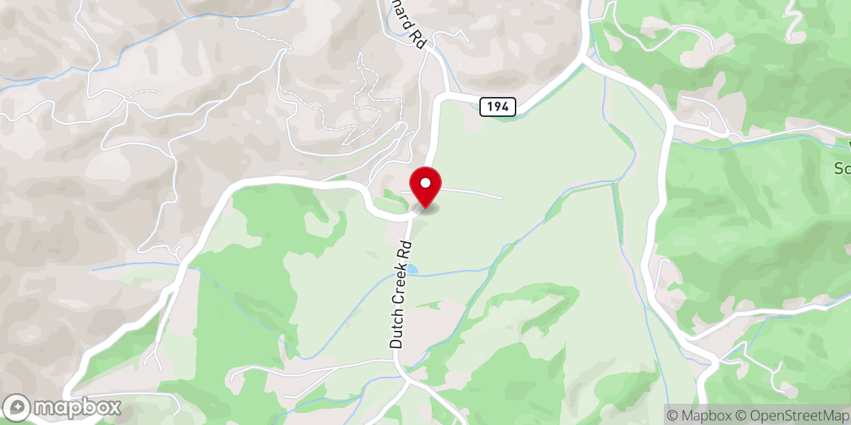 Map showing location of Valle Country Fairgrounds