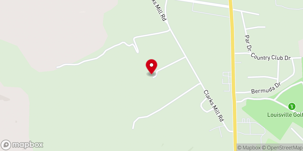 Map showing location of Providence Baptist Church