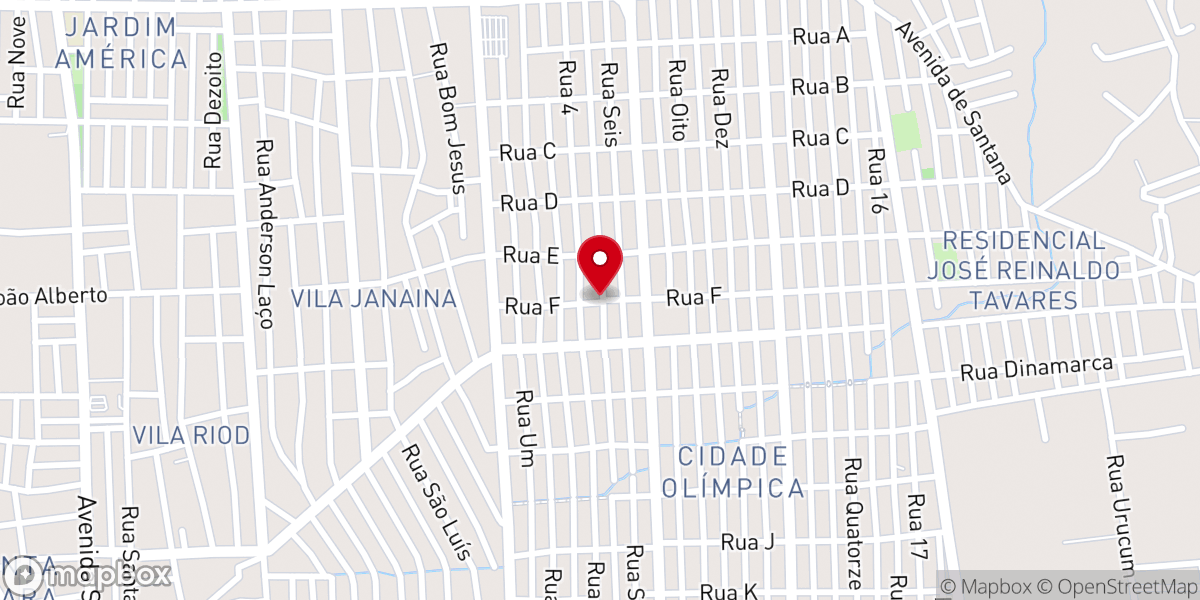Map showing location of Assembleia de Deus Área 128 IADESL