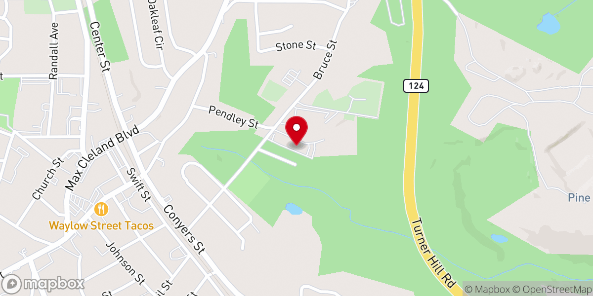 Map showing location of Union Missionary Baptist Church
