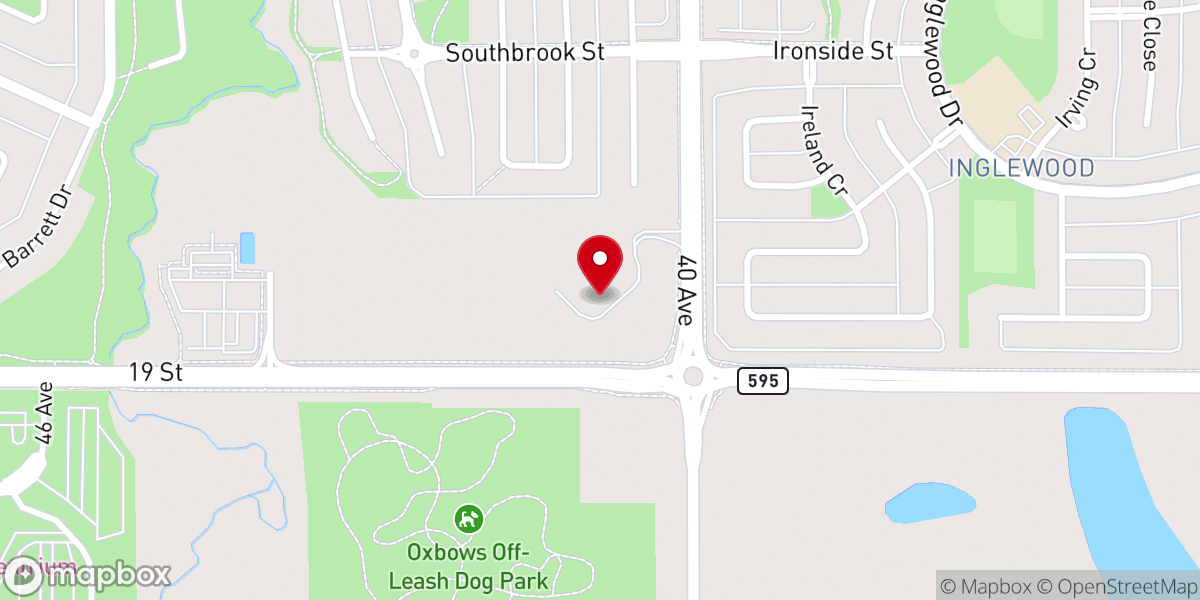 Map showing location of Living Stones Church