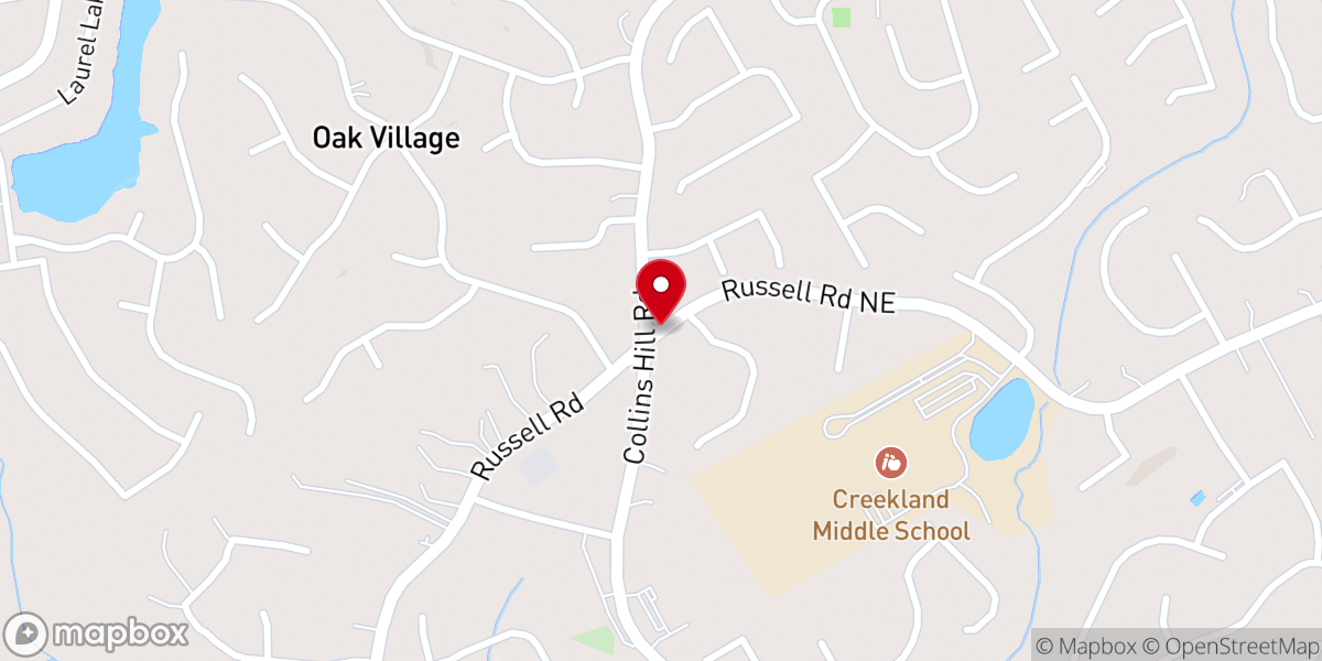 Map showing location of Atlanta Bethel Church Inc