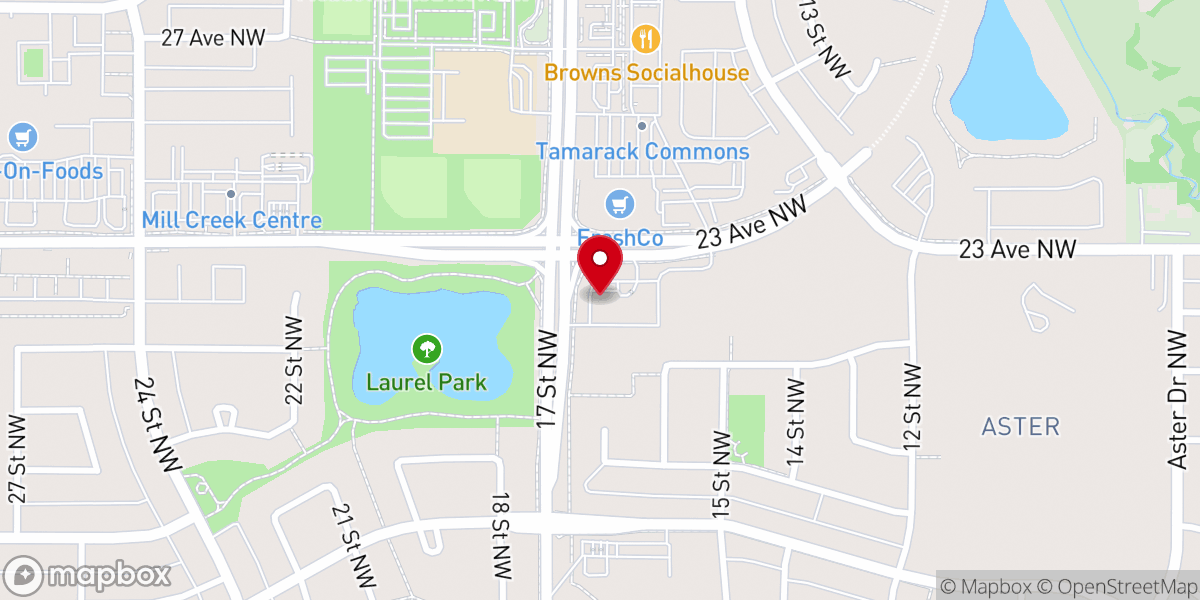 Map showing location of Meadowlands Baptist Church