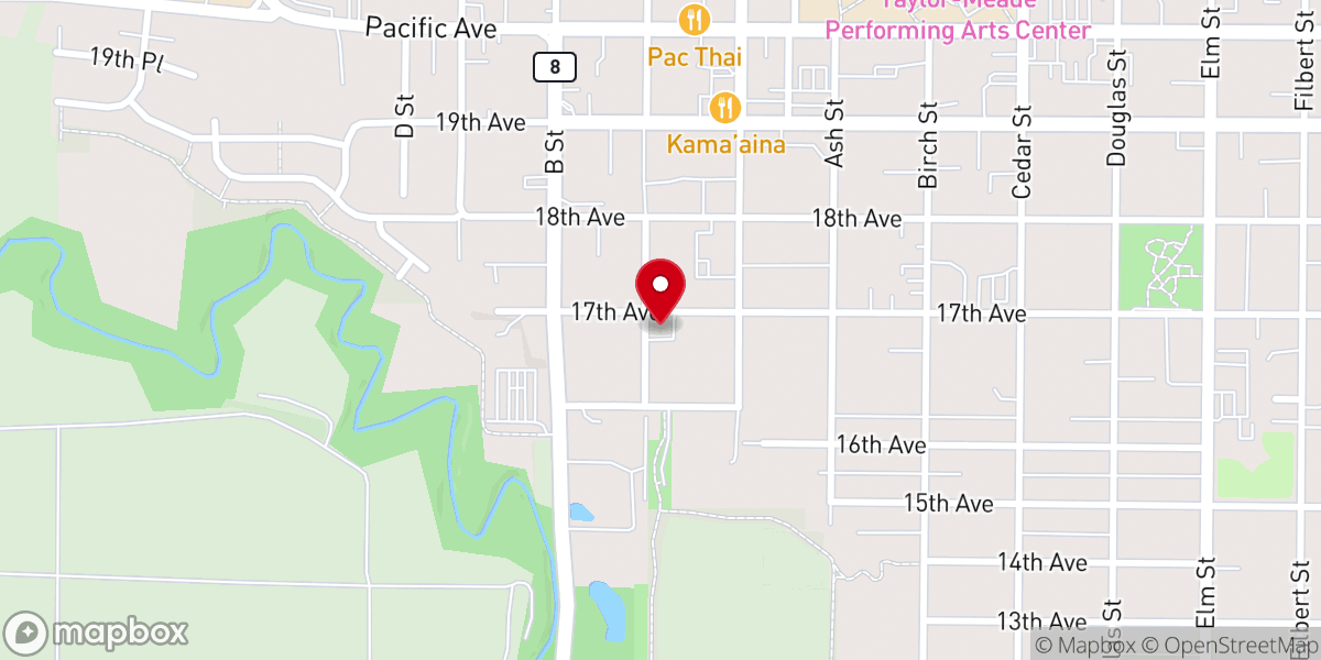 Map showing location of Church of Jesus Christ of The Americas
