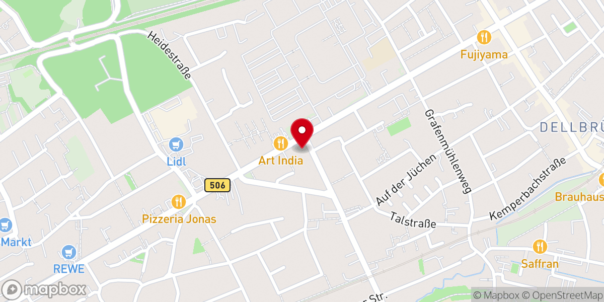 Map showing location of Christuskirche Köln-Dellbrück