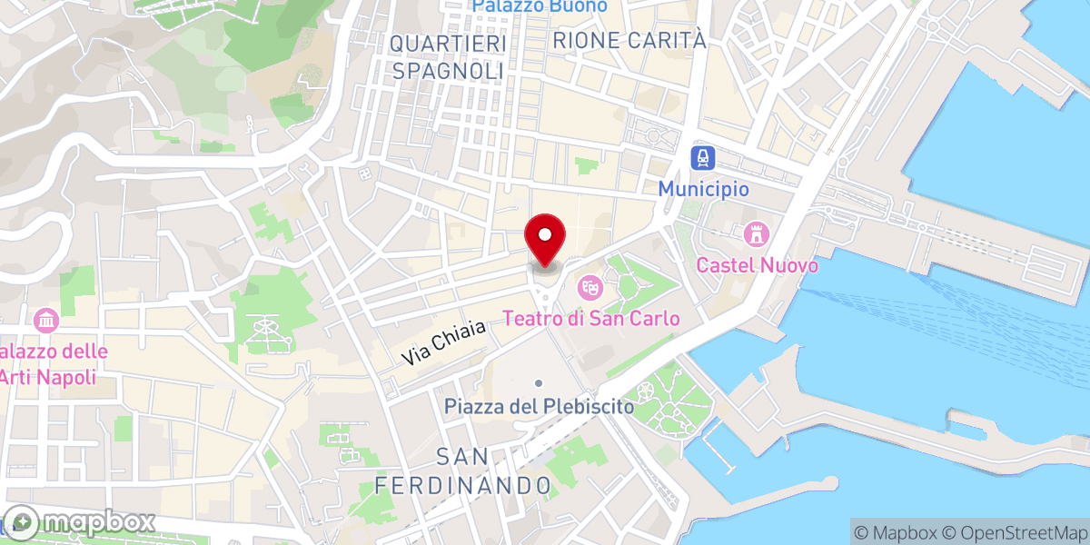Map showing location of Chiesa di San Ferdinando