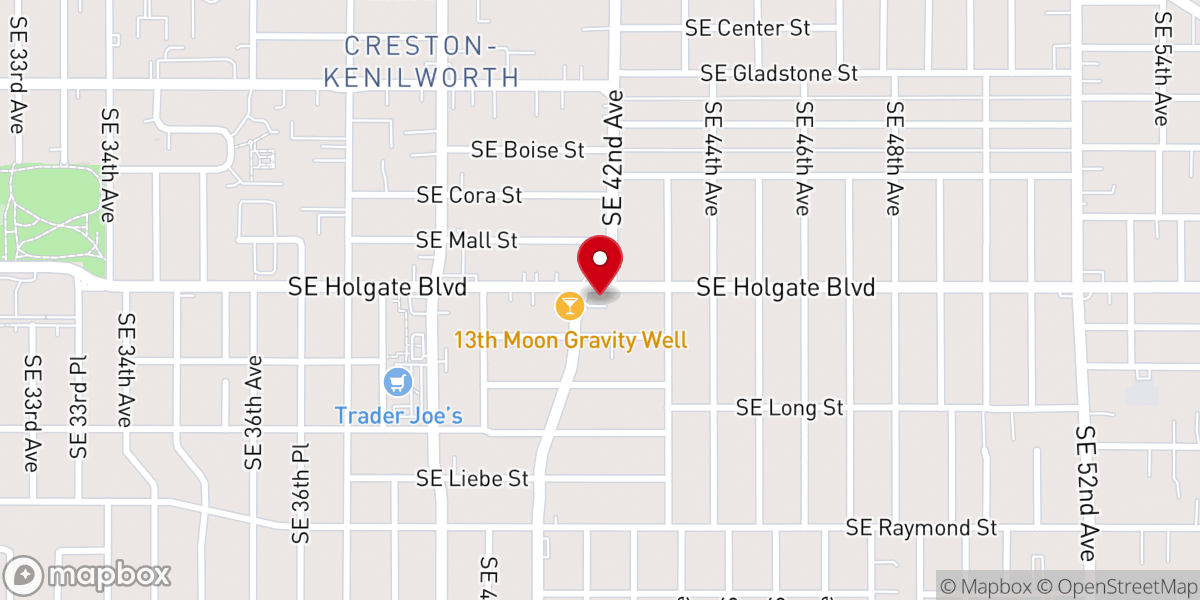 Map showing location of Calvary Bible Church