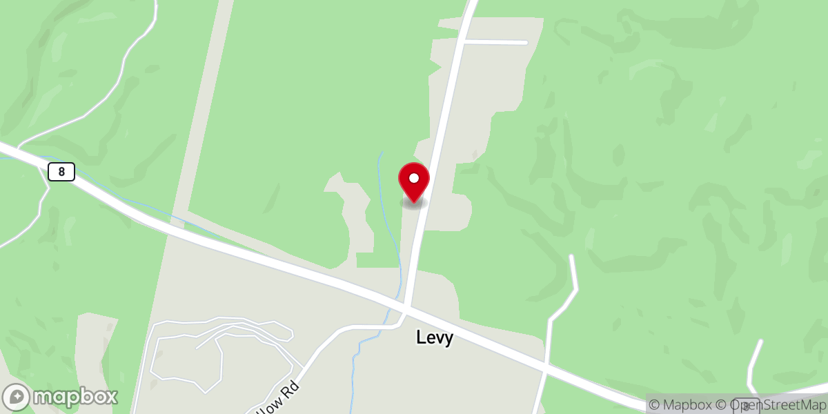 Map showing location of Lakewood Baptist Church
