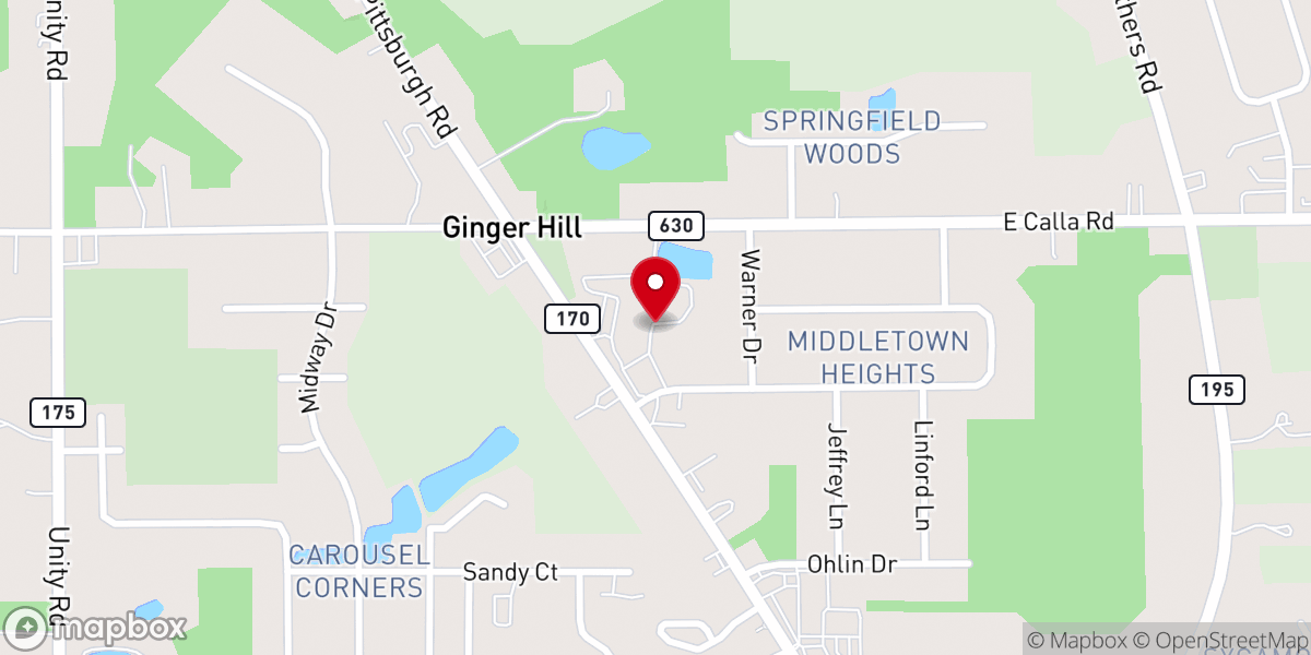 Map showing location of St John-Apostle Church Preschool