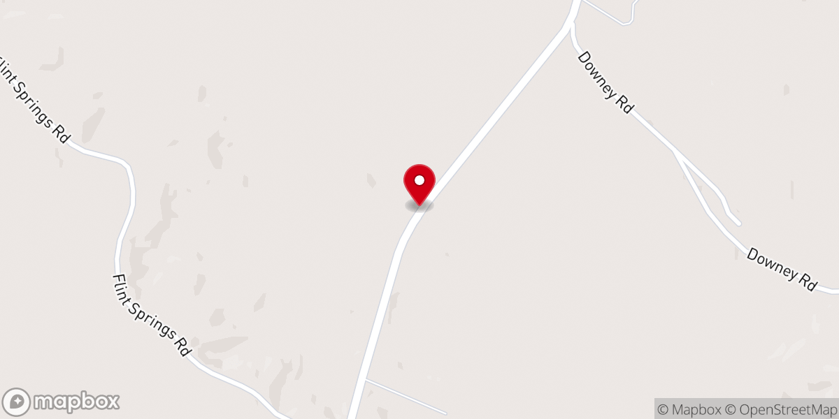 Map showing location of Oak Grove Parsonage
