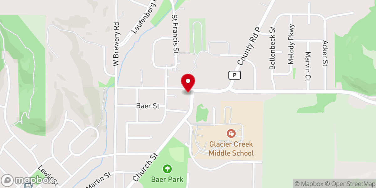 Map showing location of Dairyland Packaging