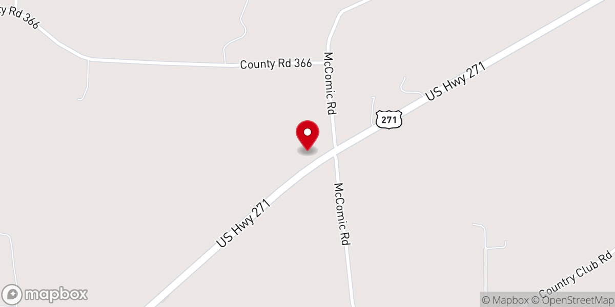 Map showing location of New Home Baptist Church