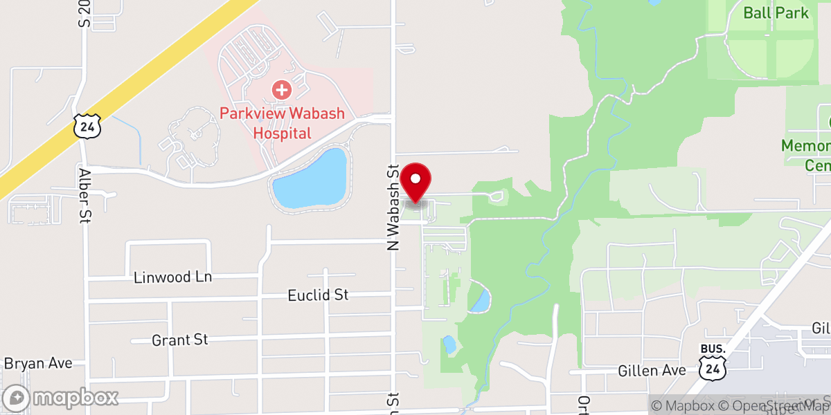 Map showing location of Faith Harvest Fellowship | Wabash, IN