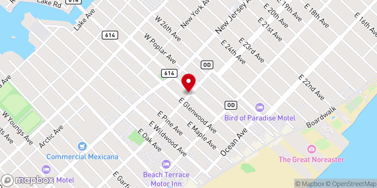 Map showing location of Lazarus Center-Parish Notre Dm