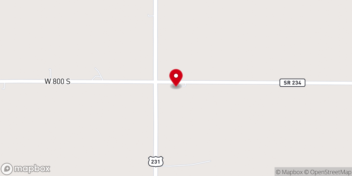 Map showing location of Crossroads Community Church of the Nazarene