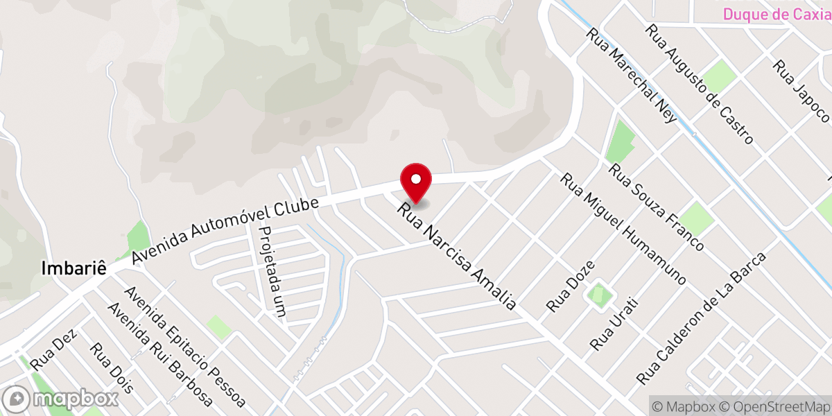 Map showing location of Igreja Batista Central em Nova Campinas