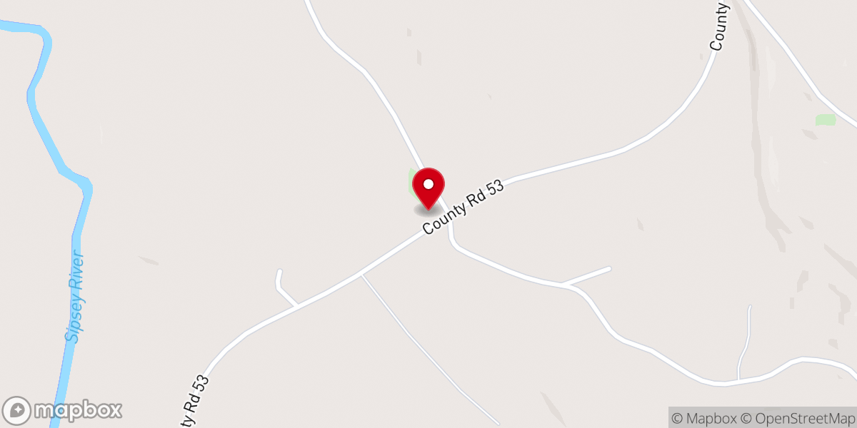 Map showing location of New River Church of Christ
