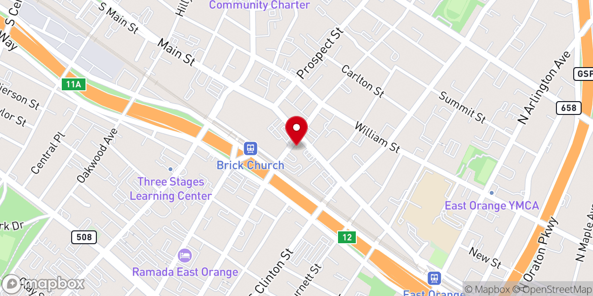 Map showing location of Faith Temple #1 OFWB Church