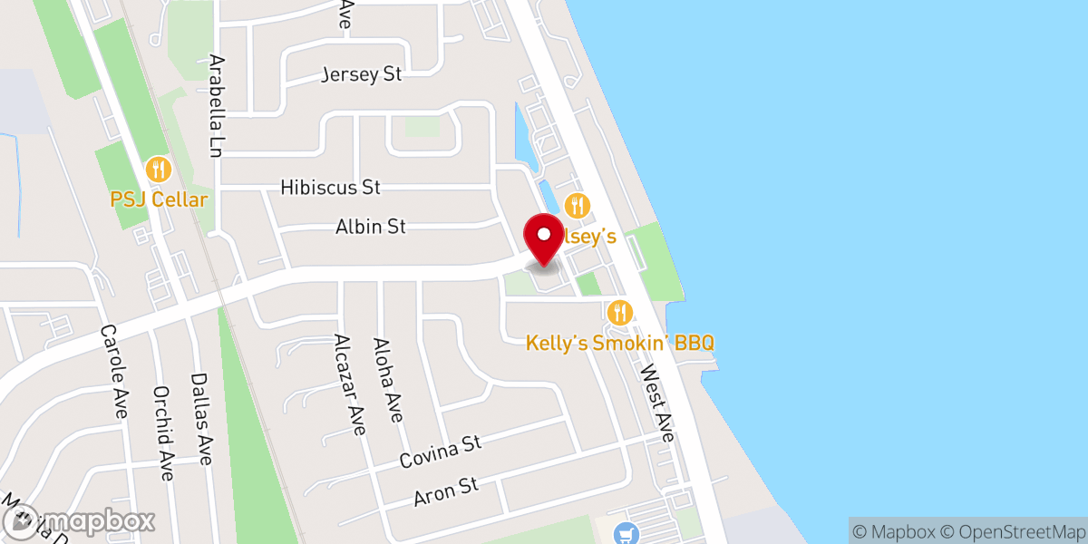 Map showing location of First United Methodist Church-Port
