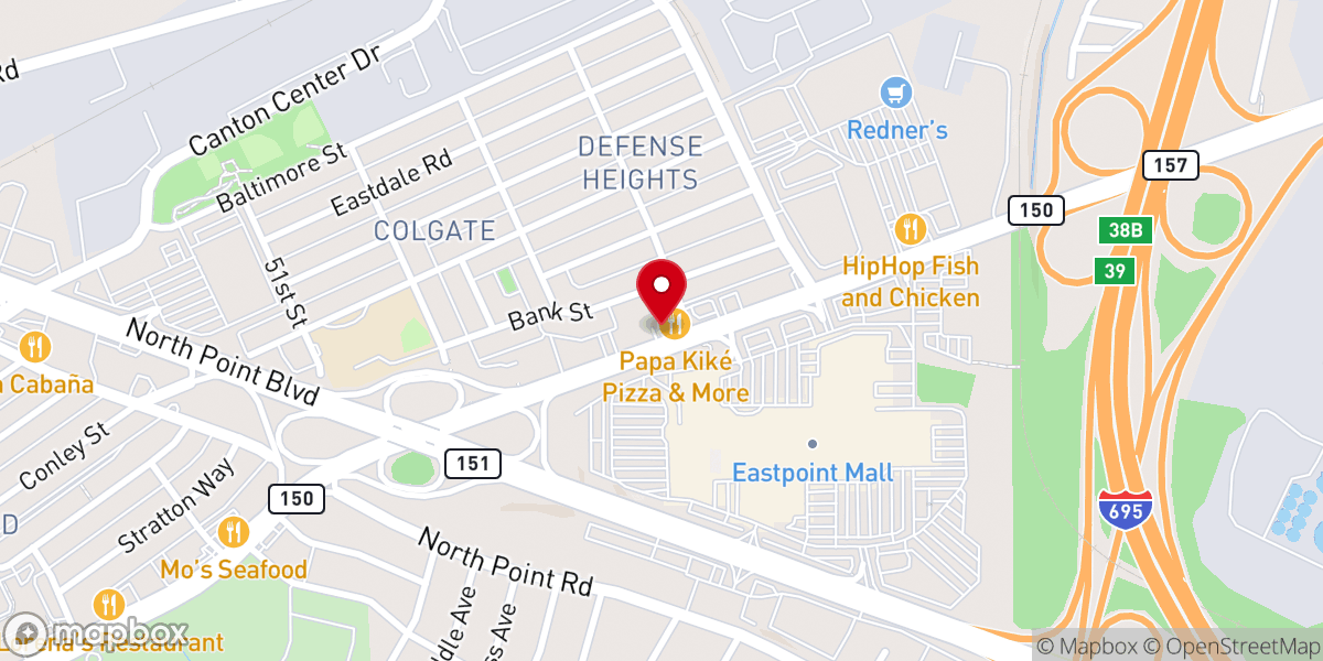 Map showing location of St. Peter Evangelical Lutheran Church