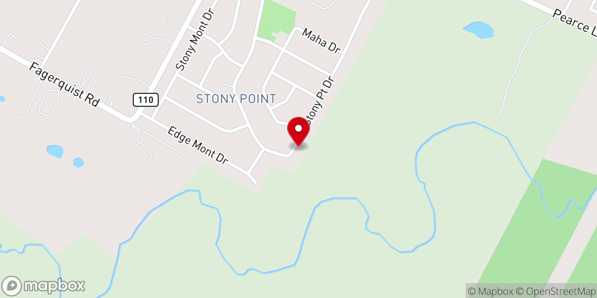 Map showing location of Austin Zotung Baptist Church