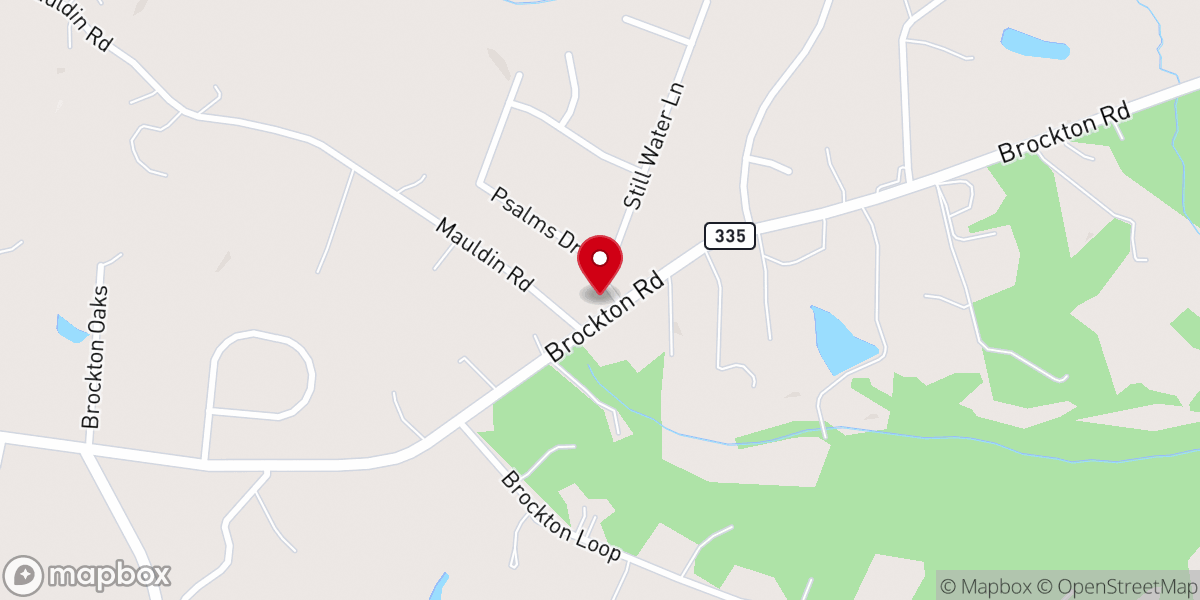 Map showing location of Mustard Seed Revival