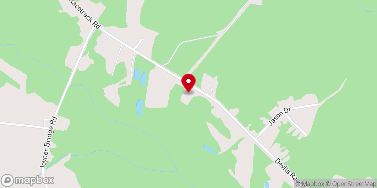 Map showing location of Hickory Grove Disciples Church