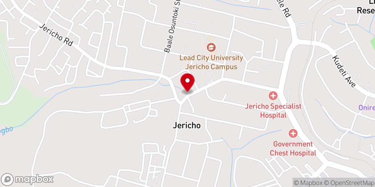 Map showing location of All Saints' Church