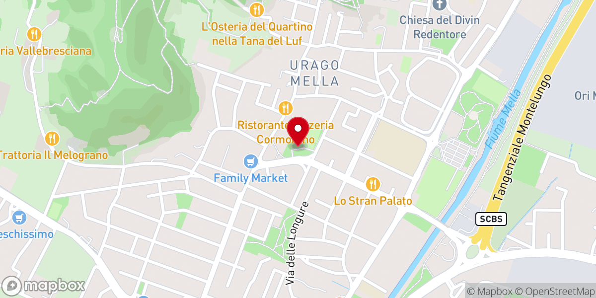 Map showing location of Oratorio Natività Beata Vergine Maria