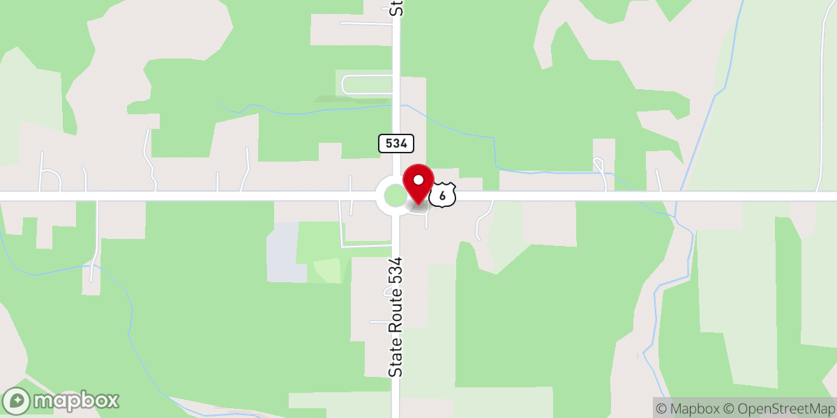 Map showing location of Hartsgrove Community Church