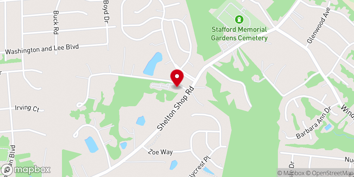 Map showing location of Summit Presbyterian Church