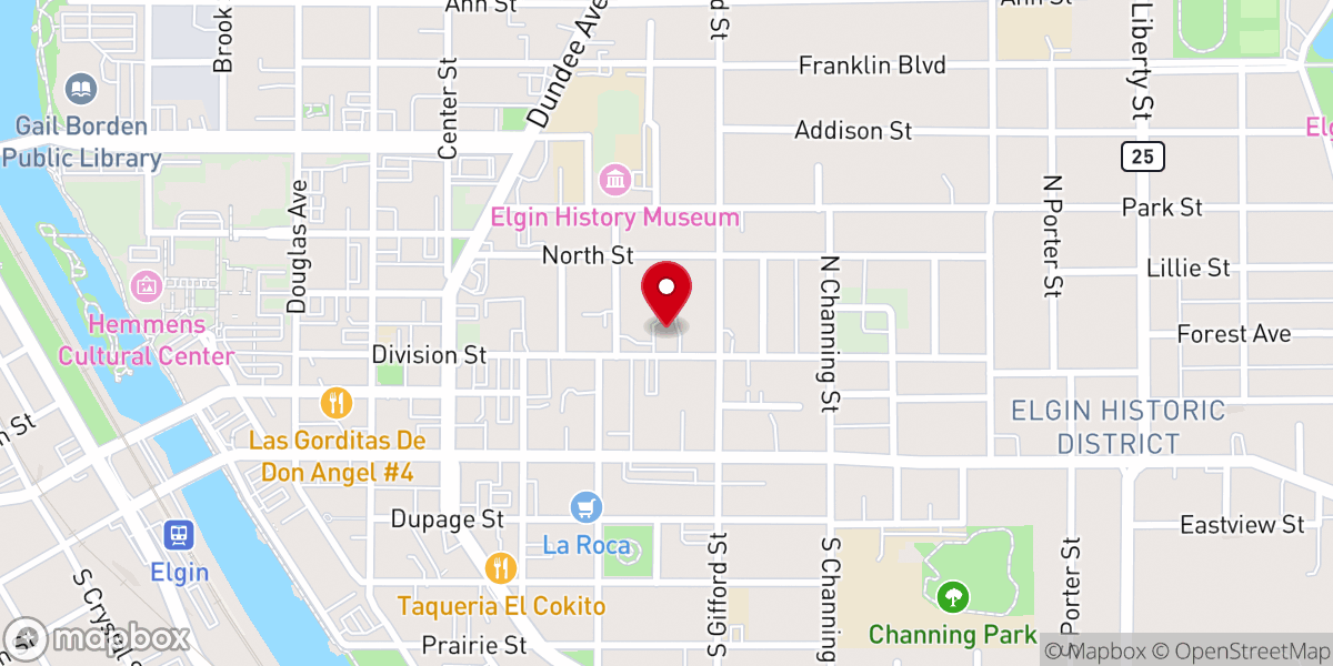 Map showing location of The Kingdom Advancement Center