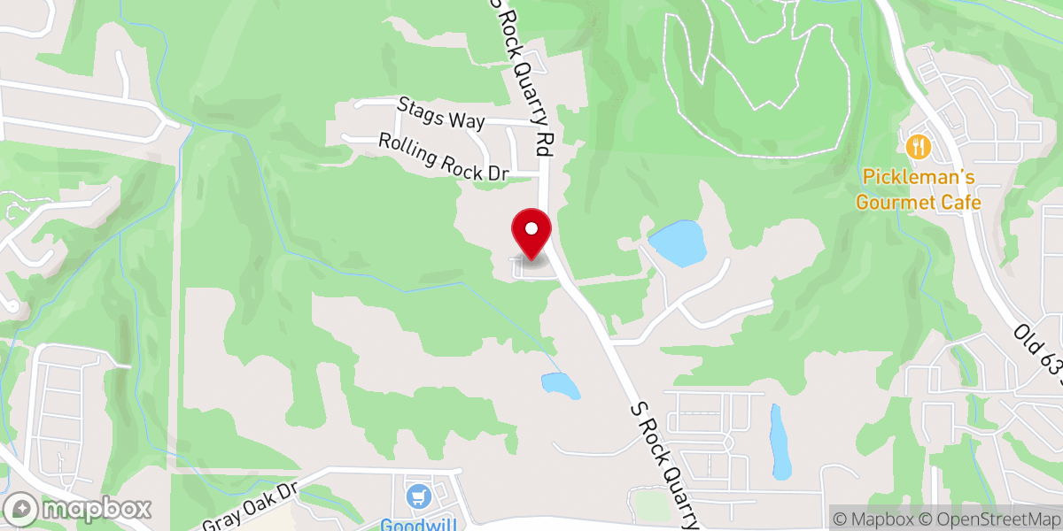 Map showing location of LifeRock Church