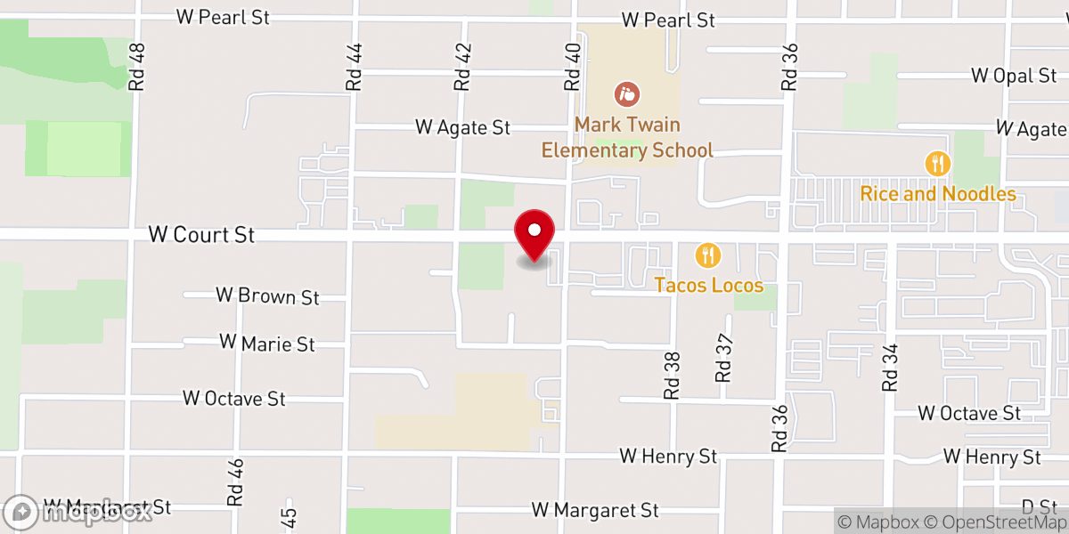 Map showing location of Riverview United Methodist Church