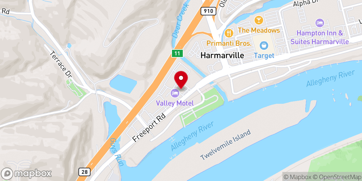Map showing location of Crosspointe Church