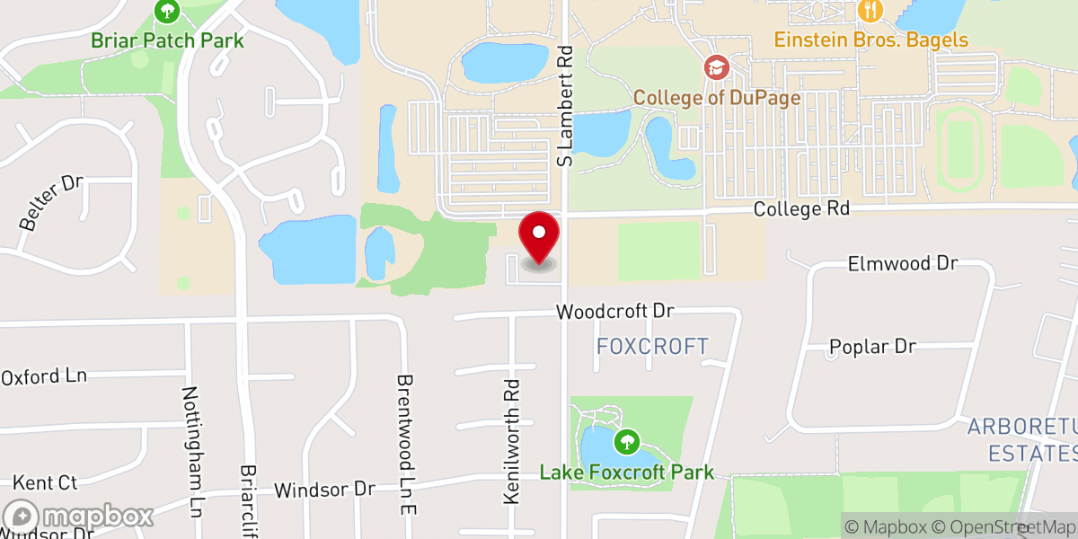 Map showing location of Peoples Community Church