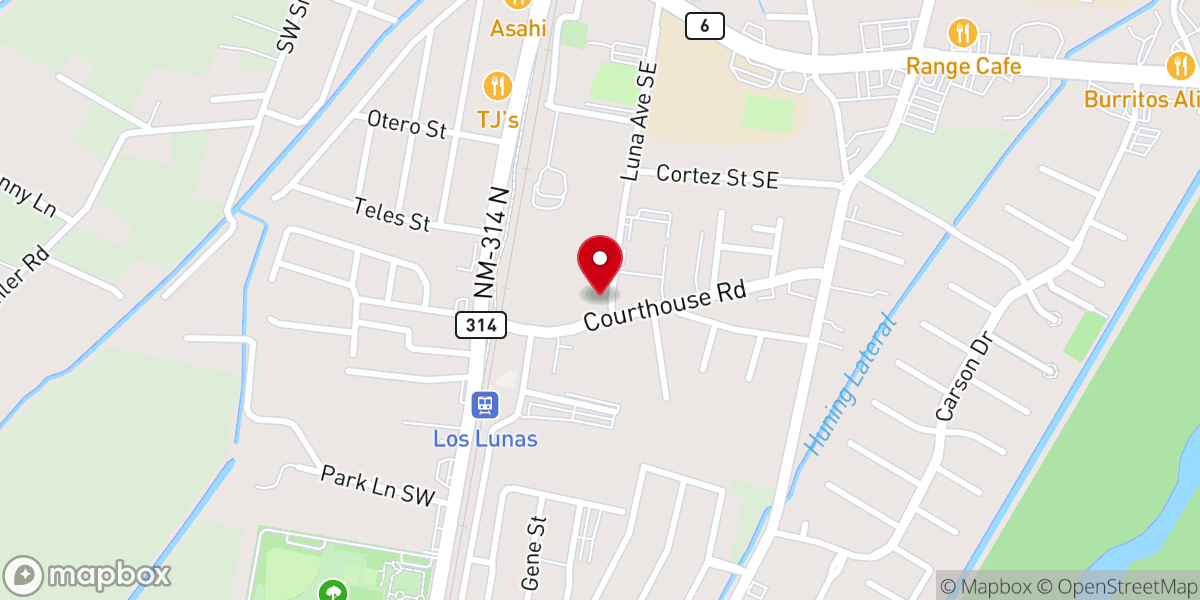 Map showing location of New Fellowship Church of God