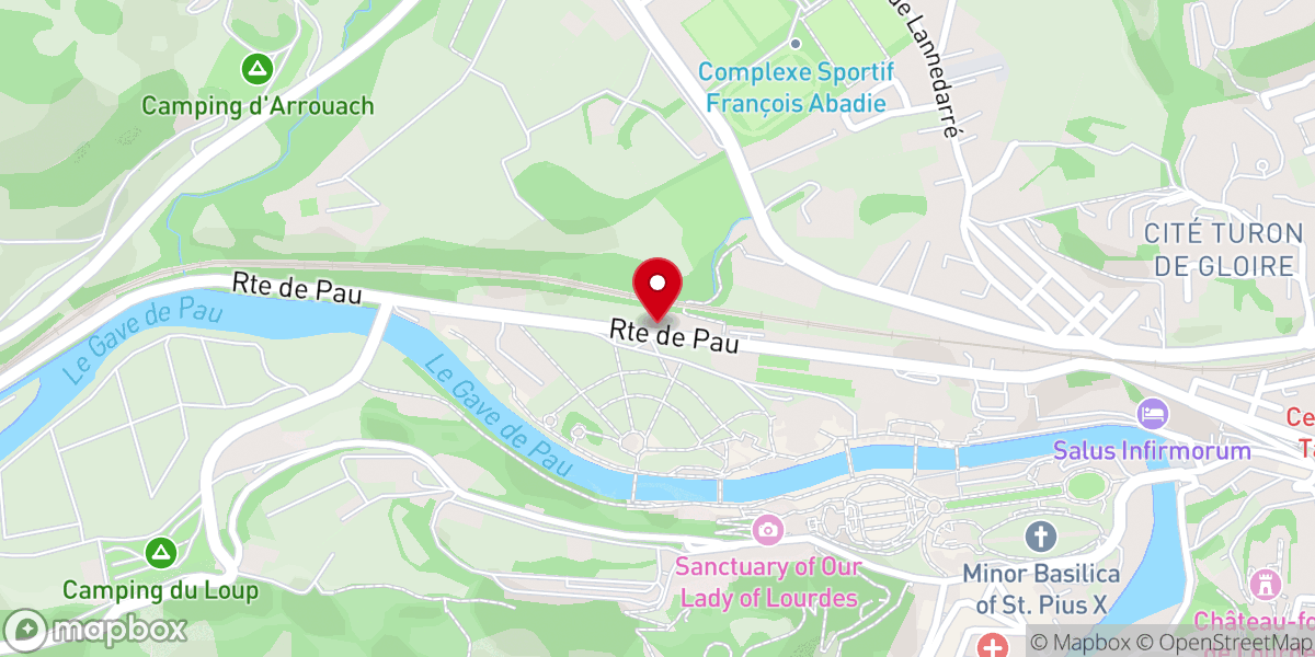 Map showing location of Beth Mariam Etoile d'Orient