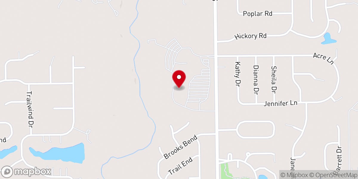 Map showing location of Indy West Great Banquet