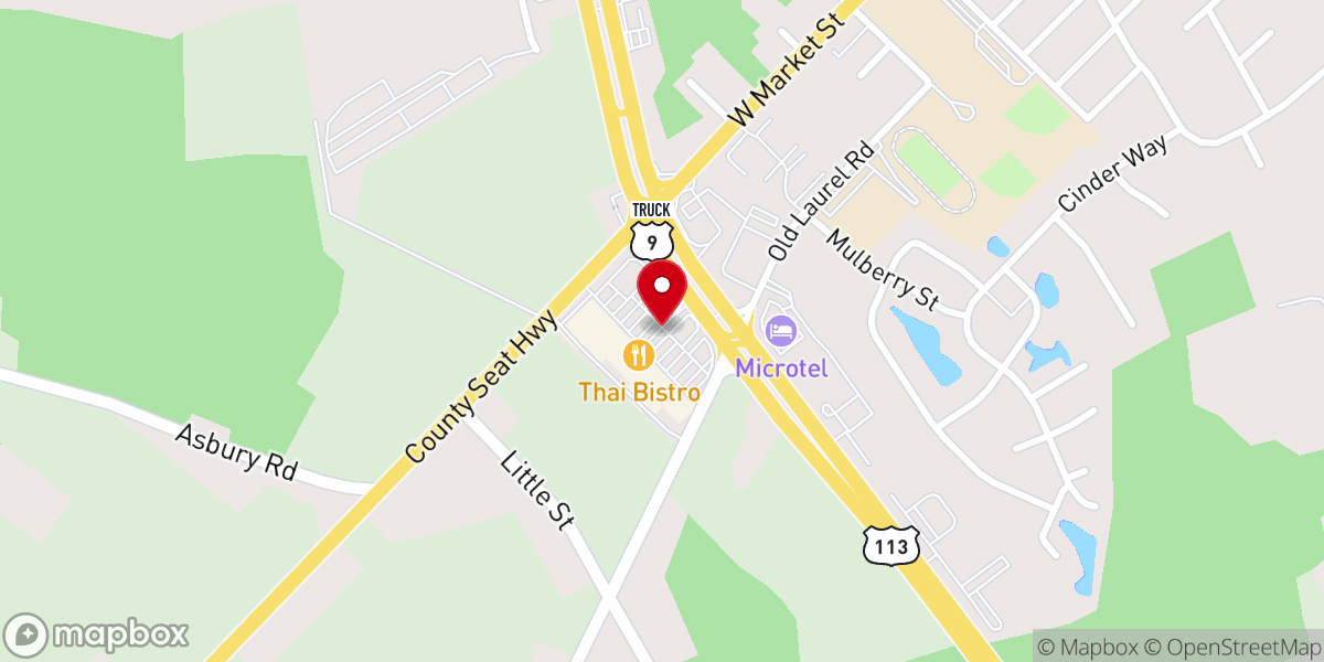Map showing location of Georgetown Plaza Shopping Center