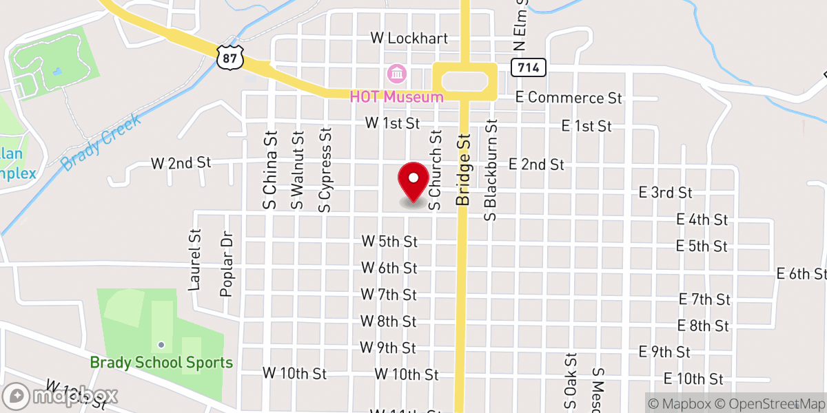 Map showing location of Redeemer Church