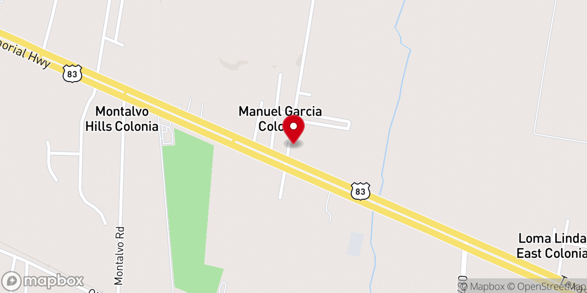 Map showing location of Koinonia Church