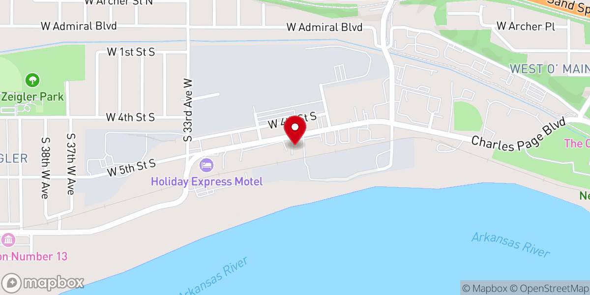 Map showing location of Restore Hope Ministries