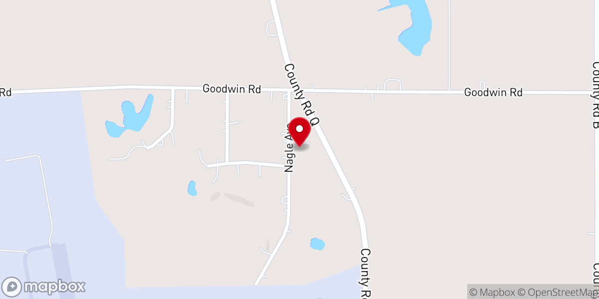 Map showing location of Trinity Alliance Church