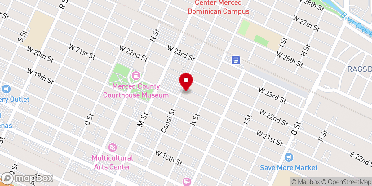 Map showing location of Our Lady of Mercy Roman Catholic Church