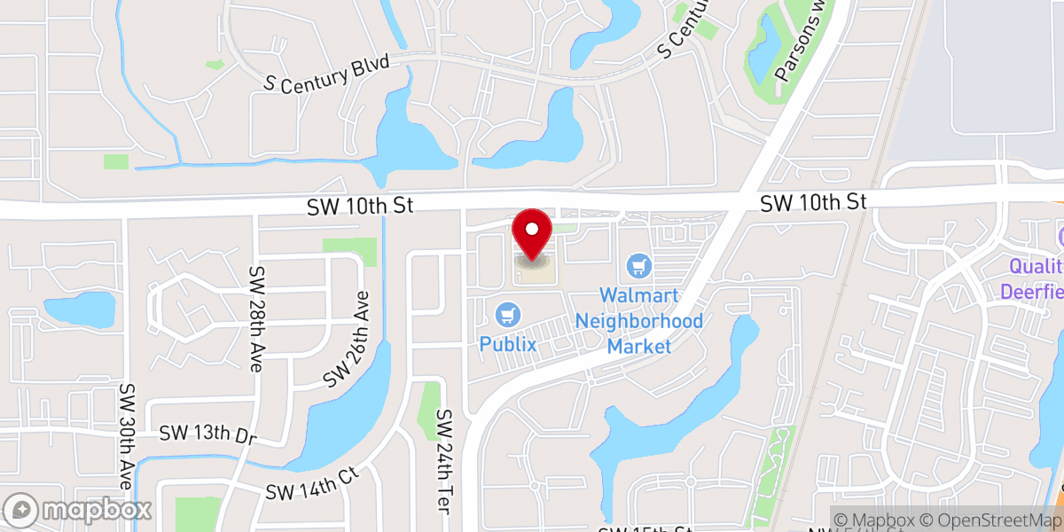 Map showing location of South Florida Bible College & Theological Seminary